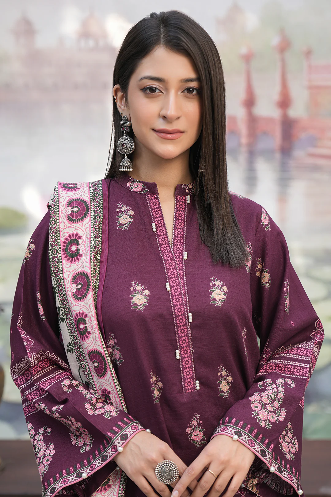 Shirt Shalwar Shawl - 0390 - Image 2