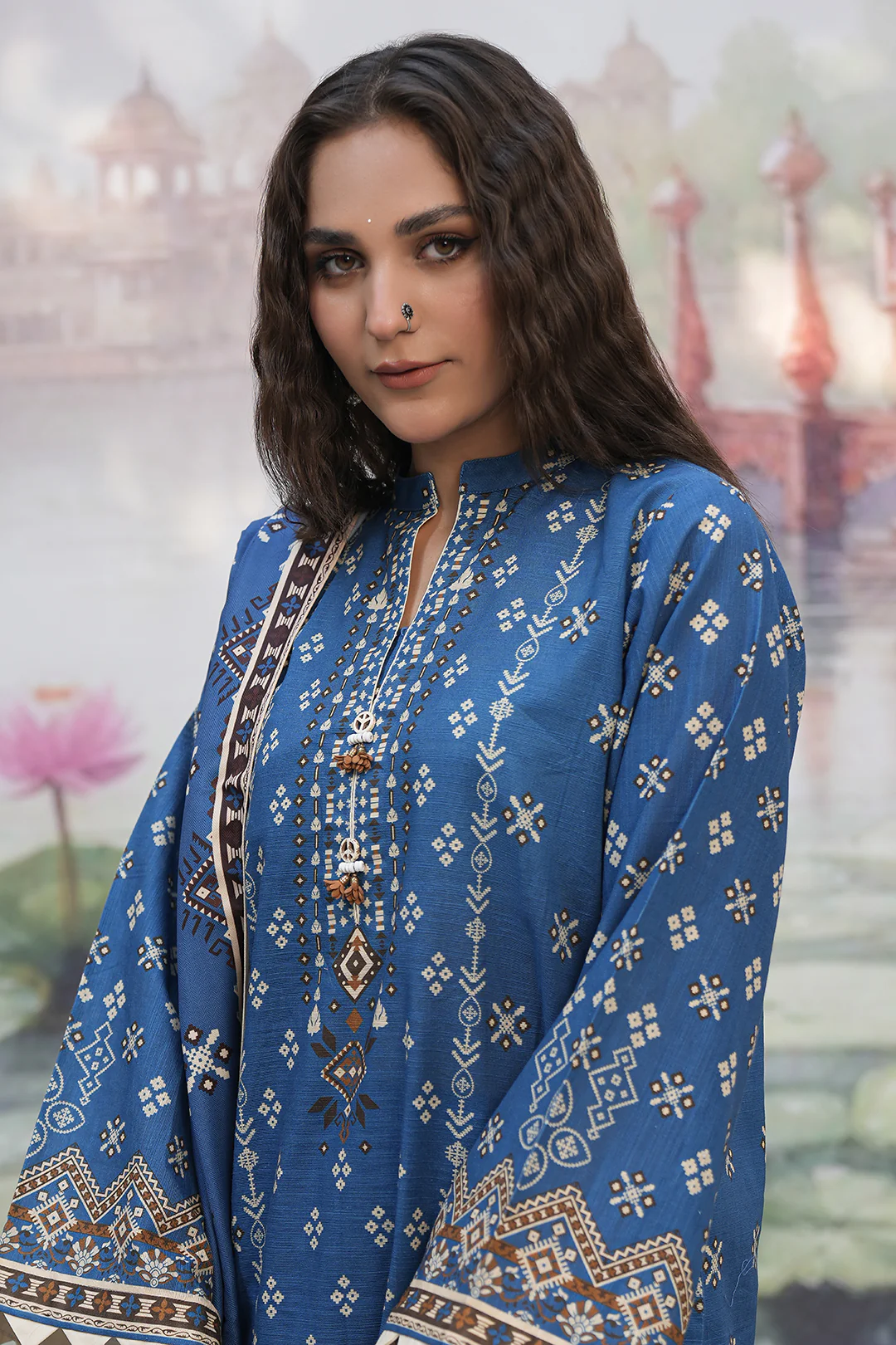 Shirt Shalwar Shawl - 0466 - Image 2