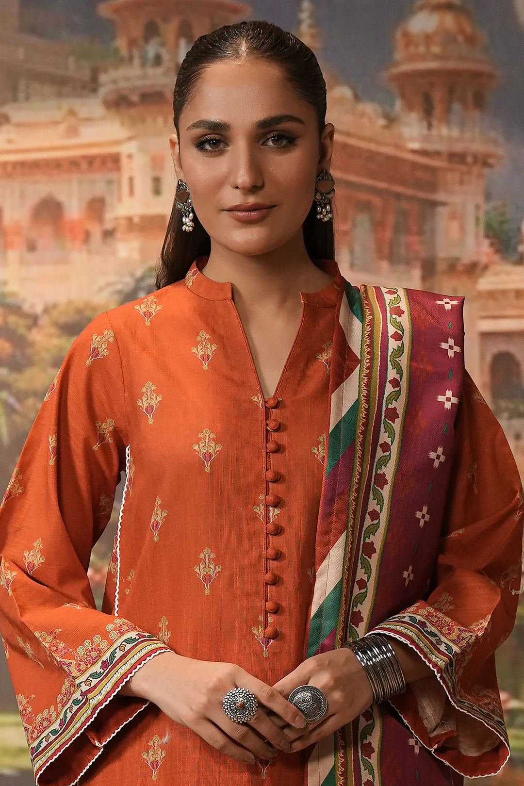 Shirt Shalwar Shawl - 0467 - Image 2