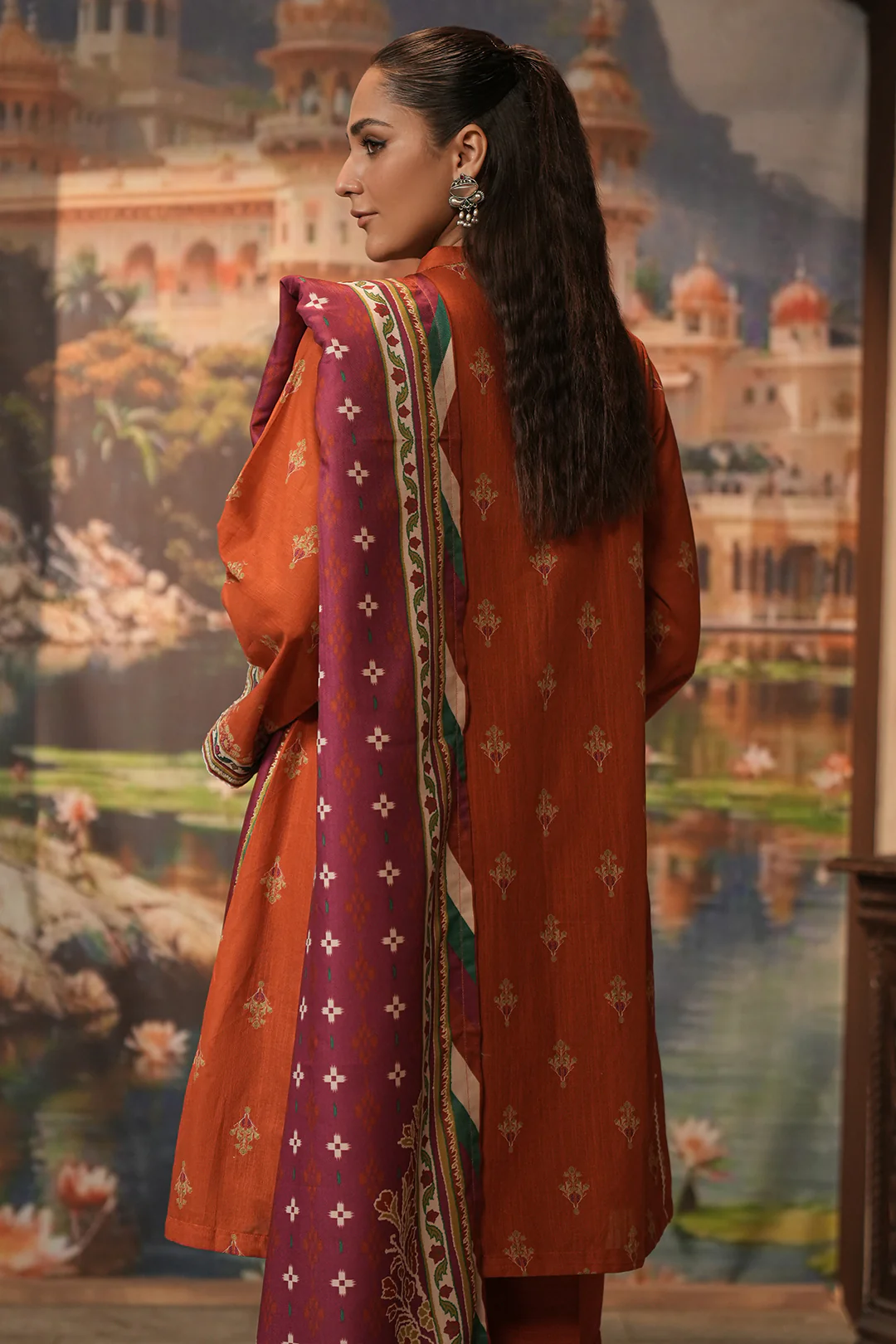 Shirt Shalwar Shawl - 0467 - Image 3