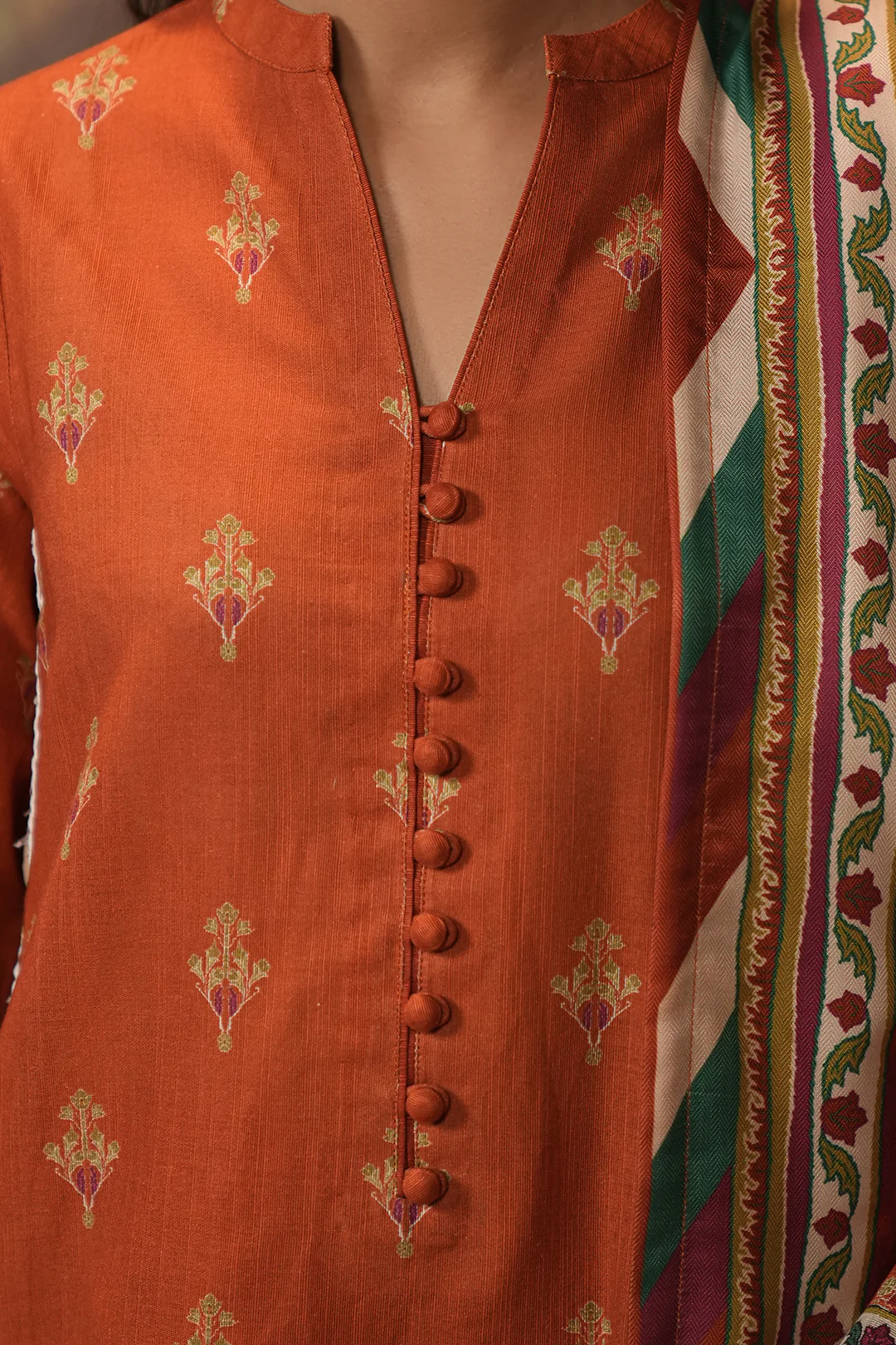 Shirt Shalwar Shawl - 0467 - Image 4