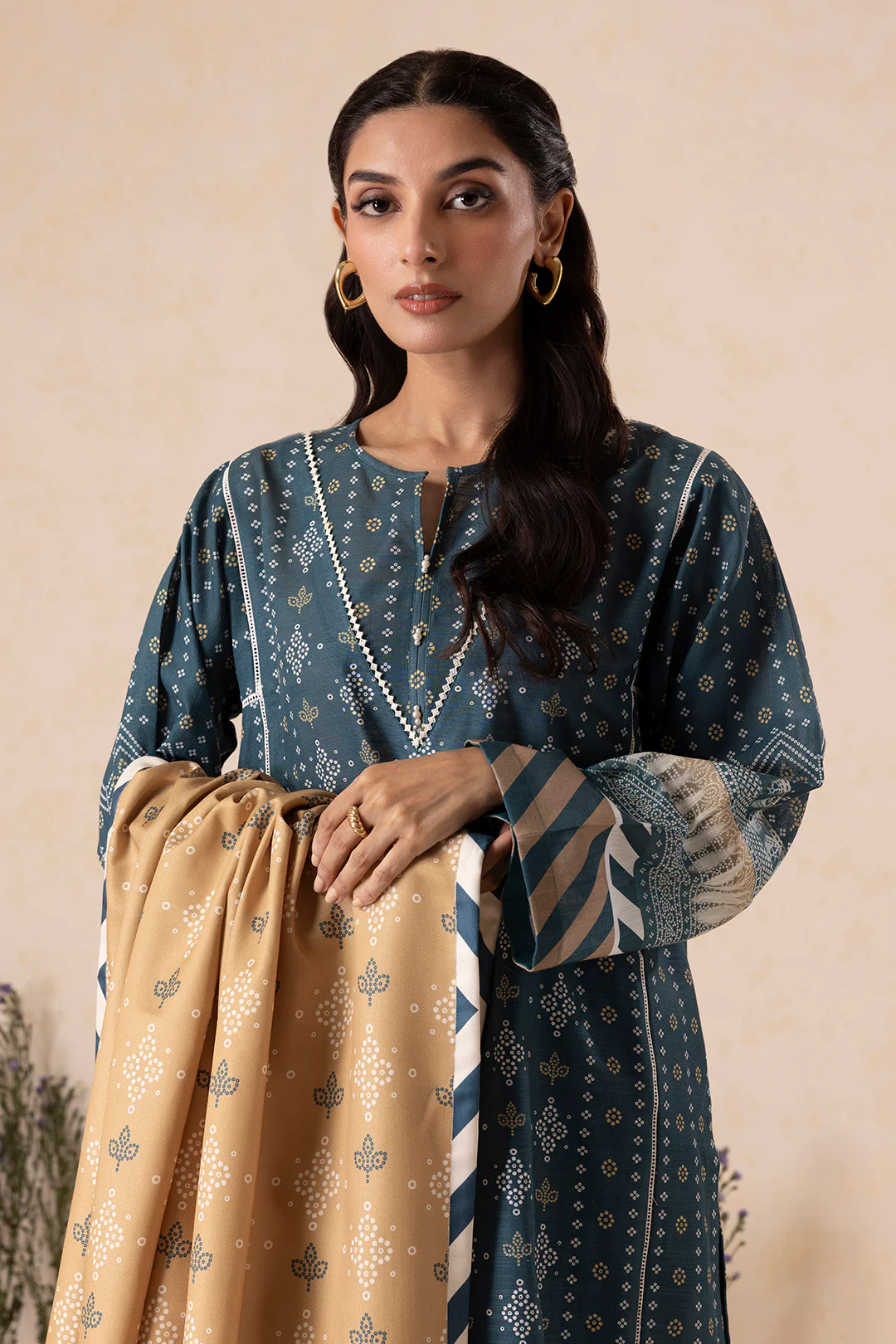 Shirt Shalwar Shawl - 0140 - Image 2
