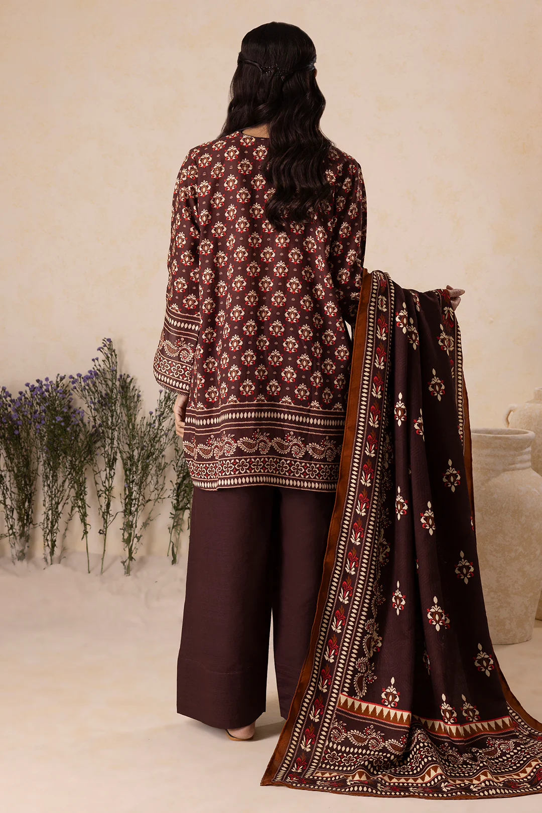Shirt Shalwar Shawl - 0144 - Image 9
