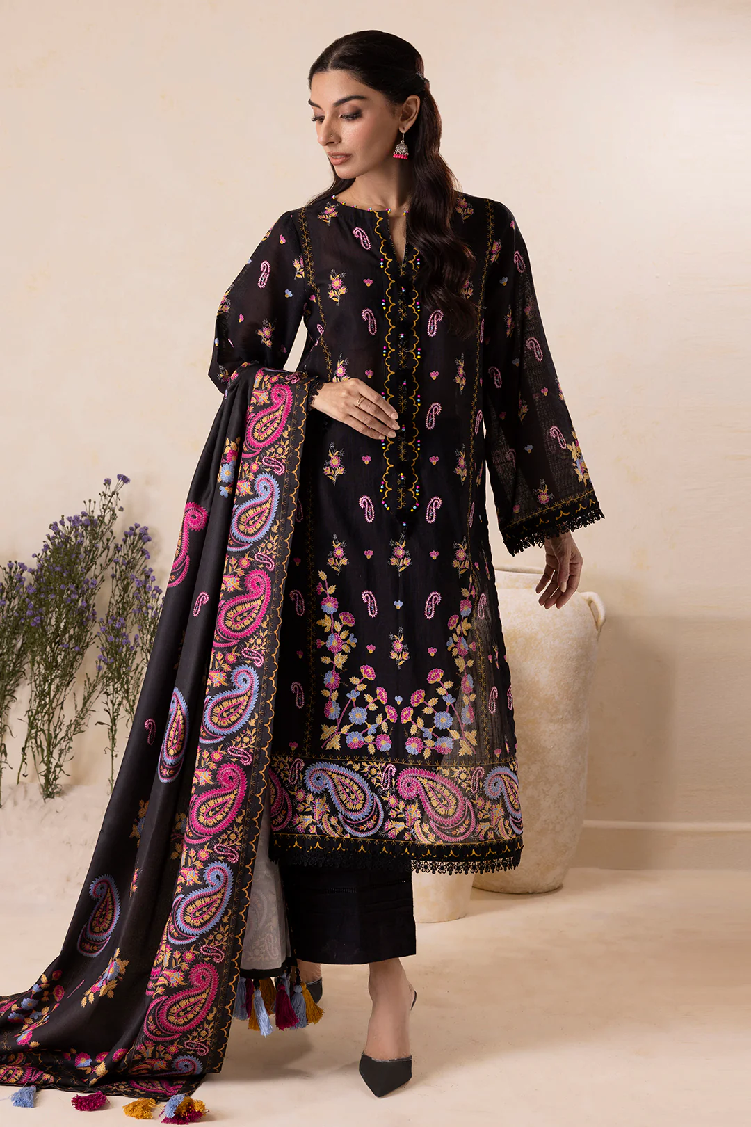 Shirt Shalwar Shawl - 0152 - Image 8