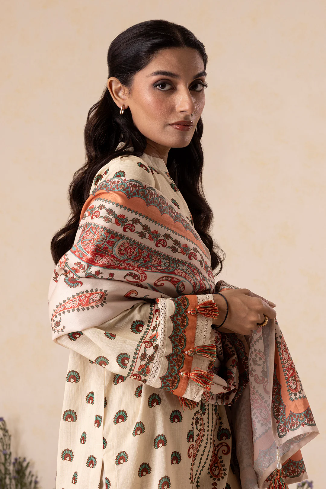 Shirt Shalwar Shawl - 0155 - Image 6