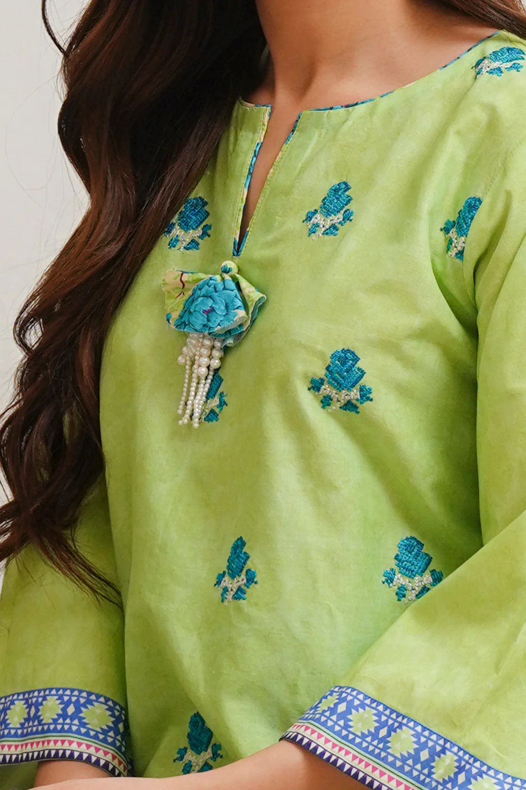 Embroidered Shirt Shalwar - 0023 - Image 4