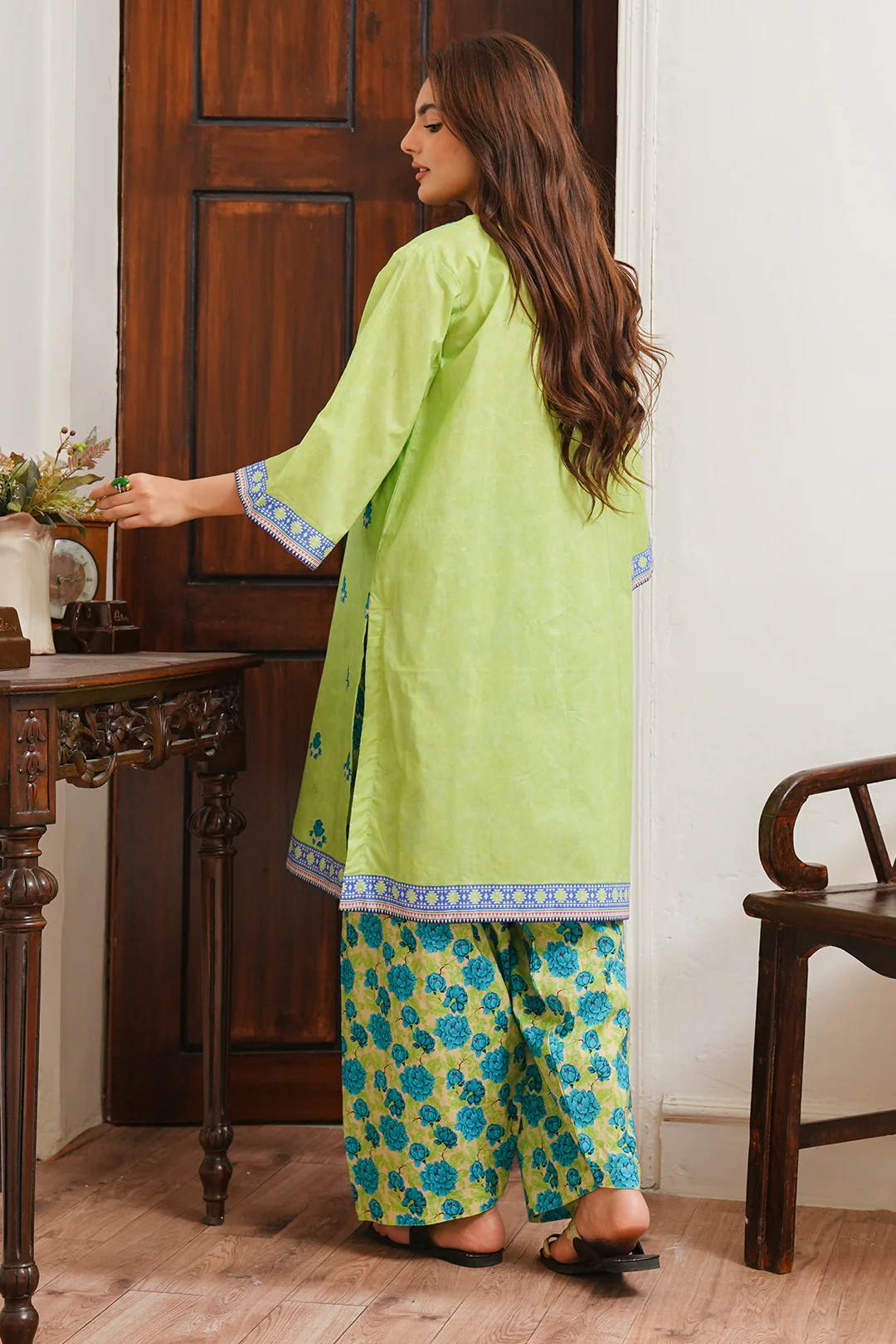 Embroidered Shirt Shalwar - 0023 - Image 5