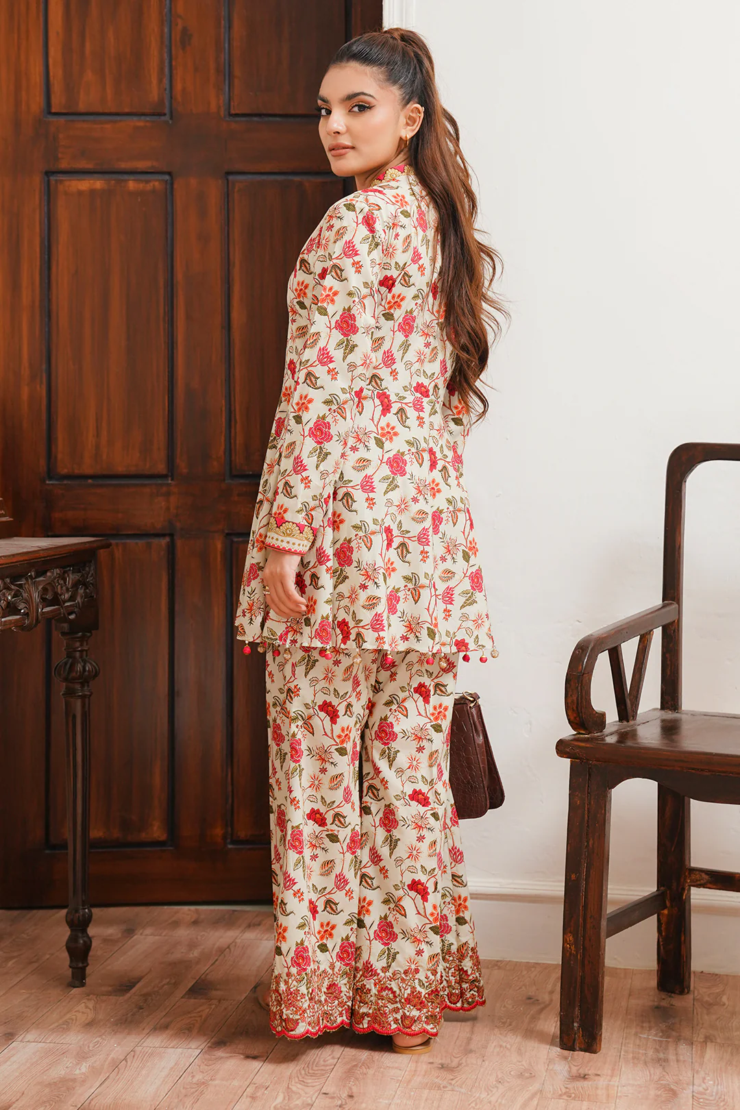 Embroidered Shirt Shalwar - 0113 - Image 5