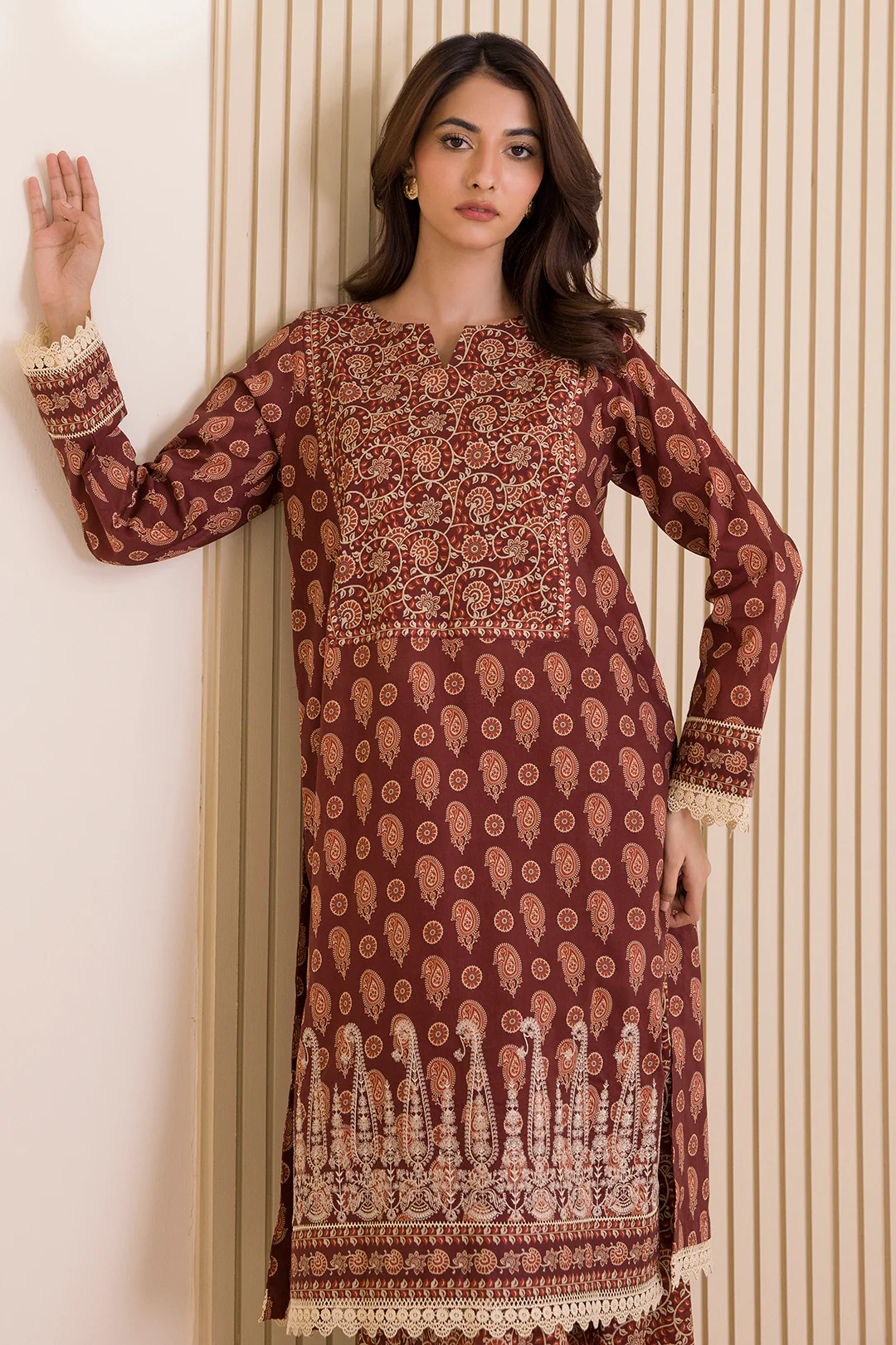Embroidered Shirt Shalwar - 0012 - Image 3