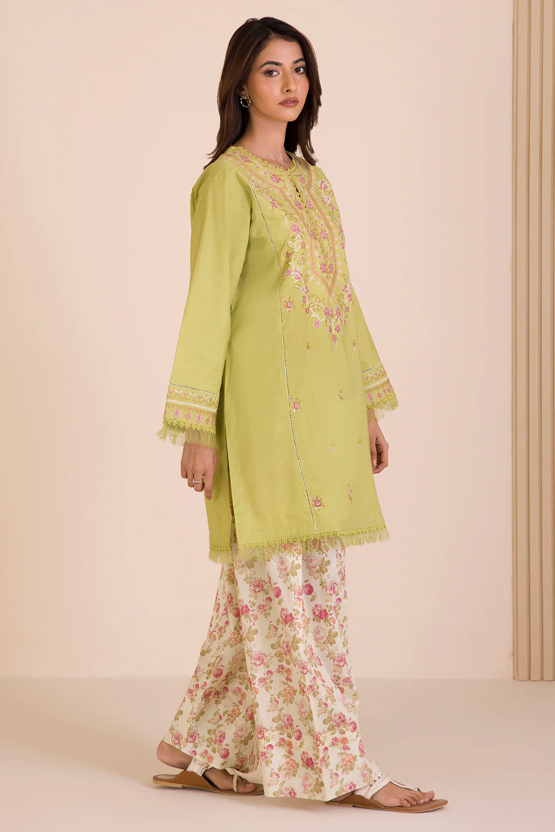 Embroidered Shirt Shalwar - 0014 - Image 4