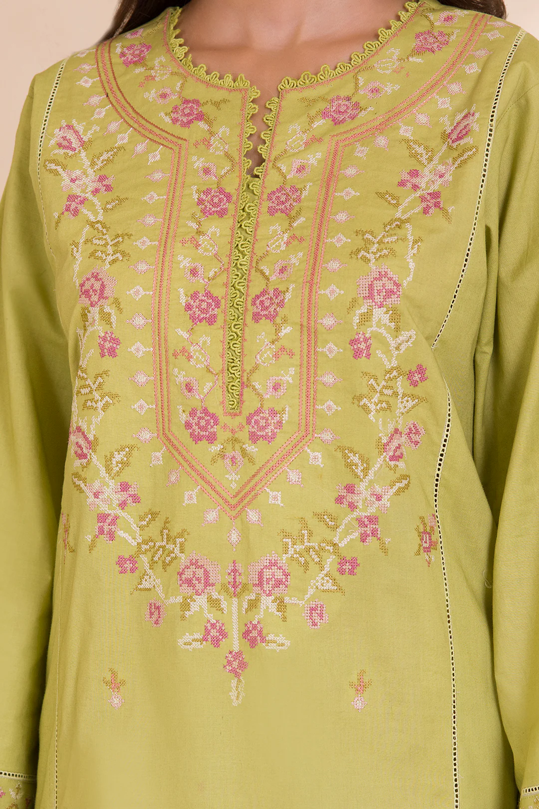 Embroidered Shirt Shalwar - 0014 - Image 5