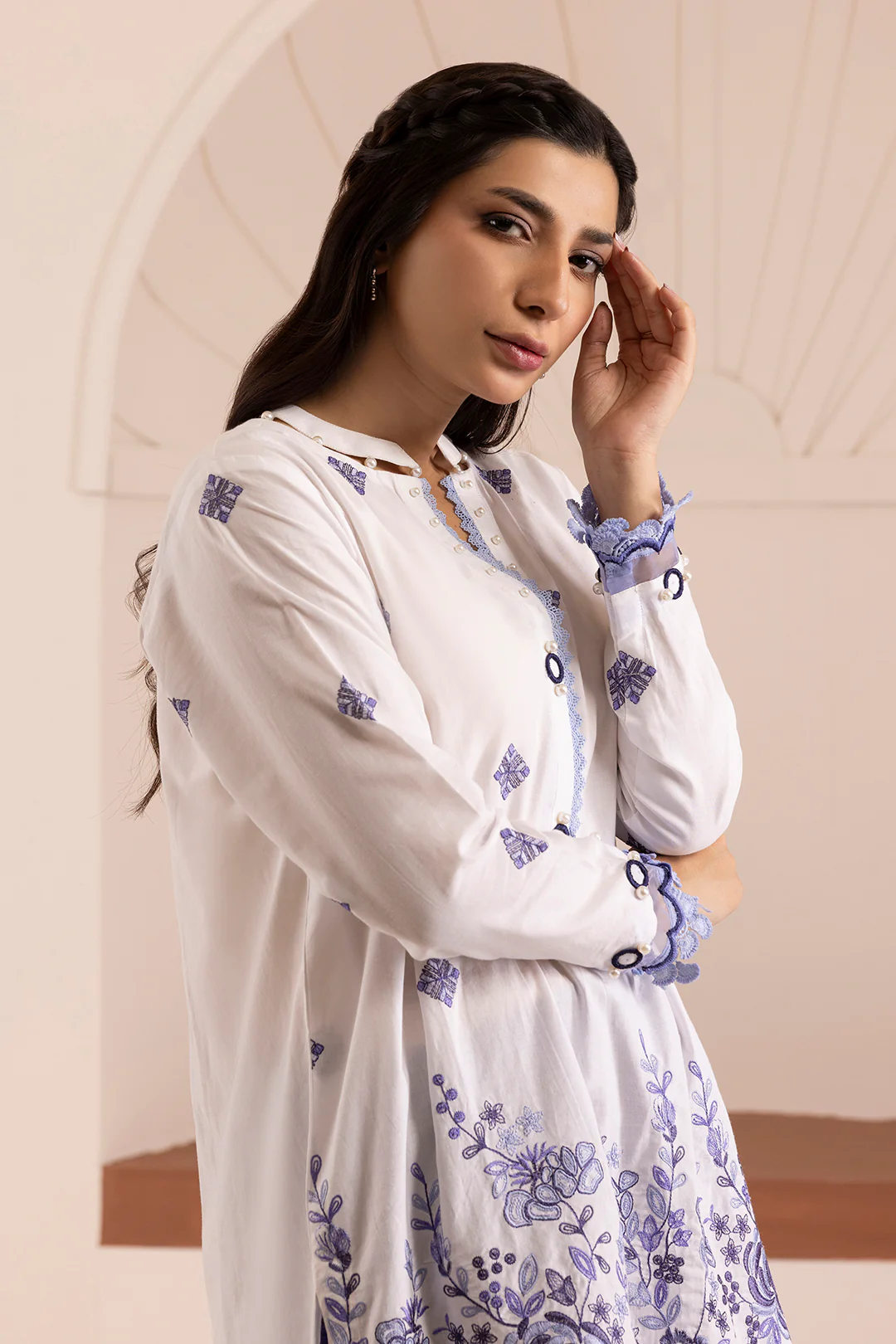 Embroidered Shirt Shalwar - 0187 - Image 3
