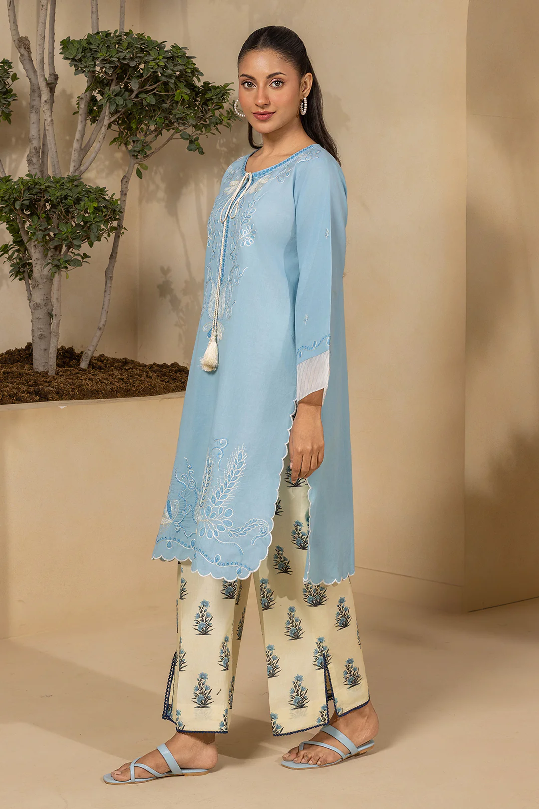 Embroidered Shirt Shalwar - 0189 - Image 5