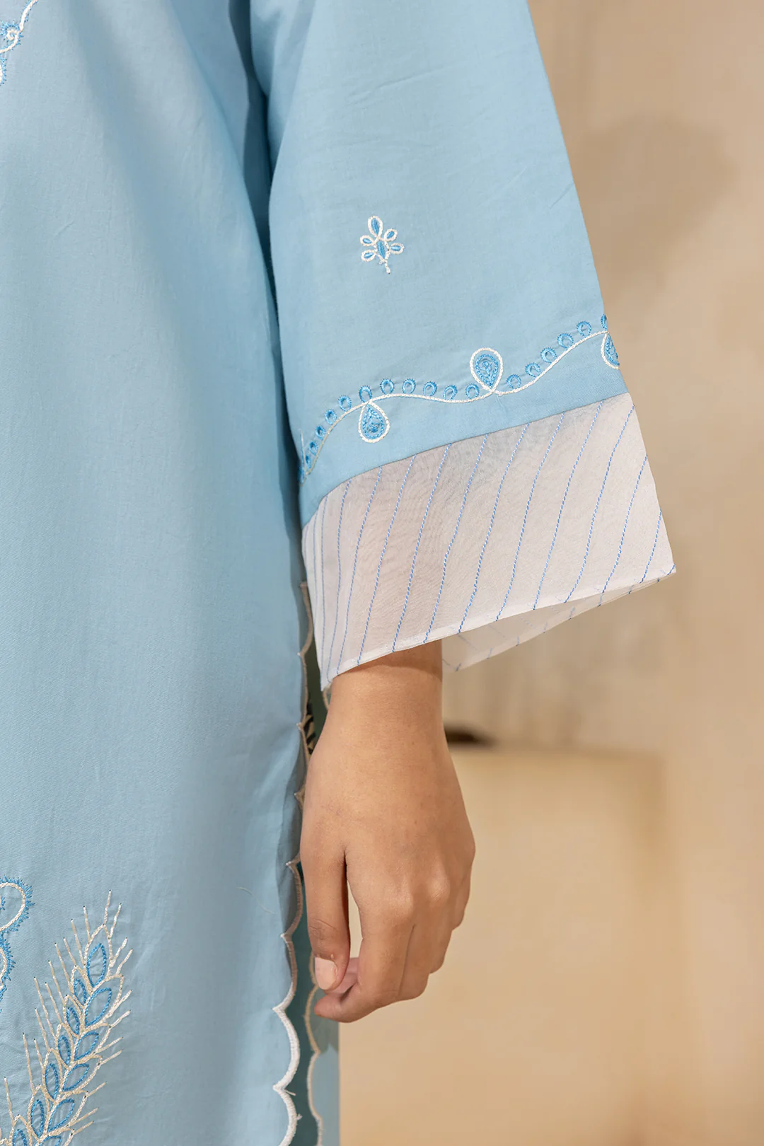 Embroidered Shirt Shalwar - 0189 - Image 6