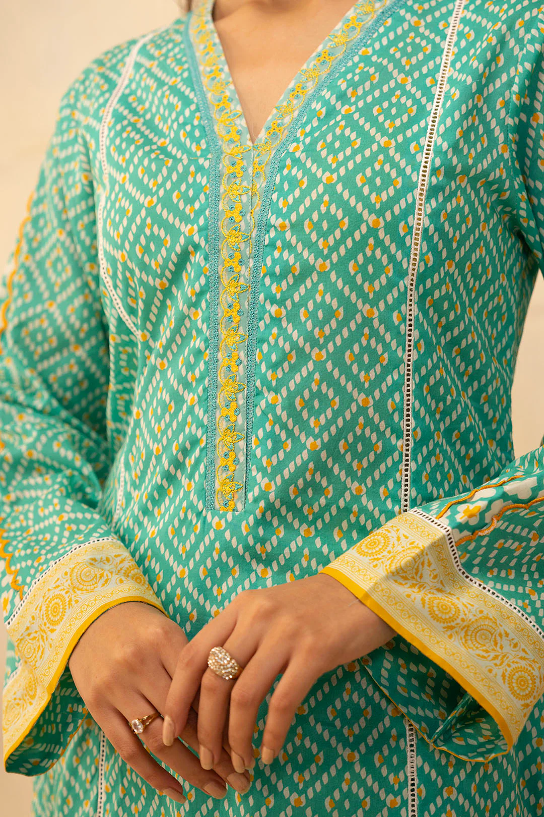 Embroidered Shirt Shalwar - 0096 - Image 3