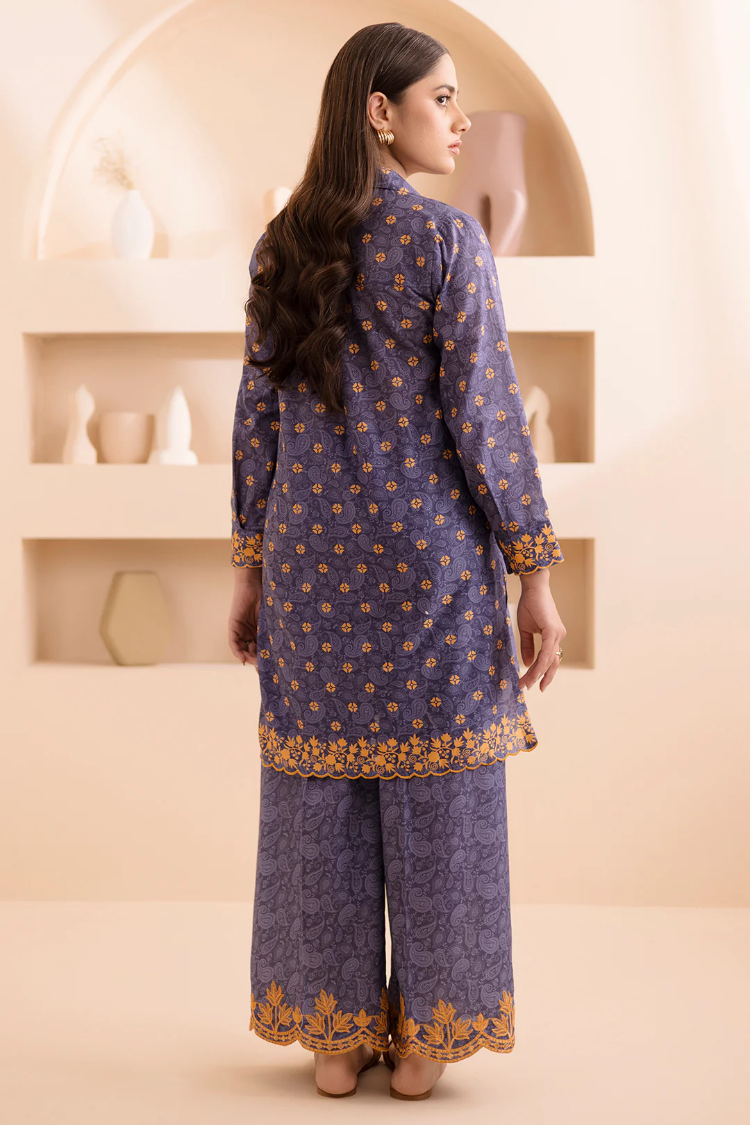 Embroidered Shirt Shalwar - 0165 - Image 5