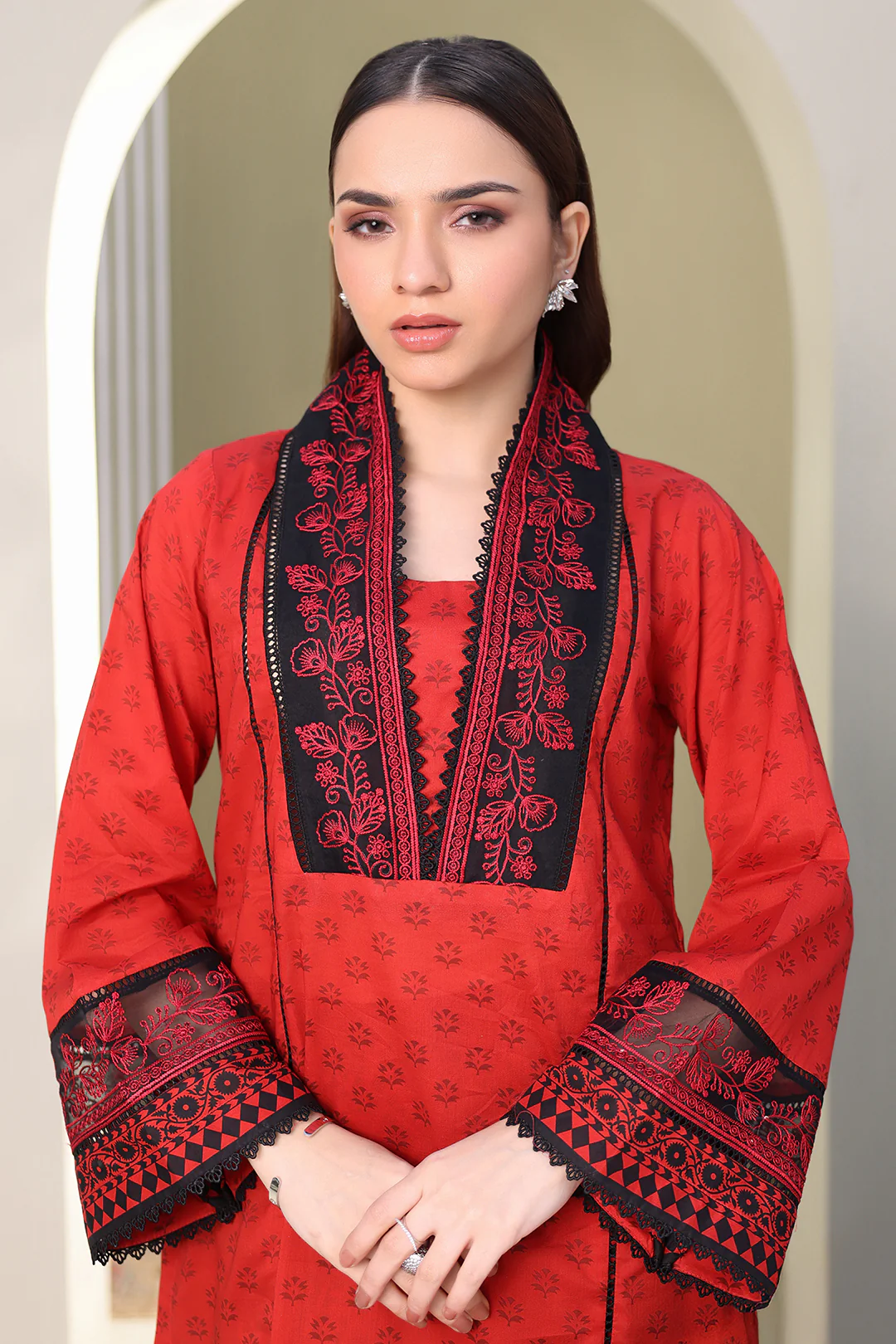 Embroidered Shirt Shalwar - 0168