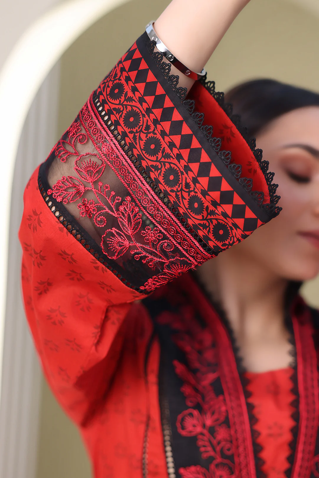 Embroidered Shirt Shalwar - 0168 - Image 6