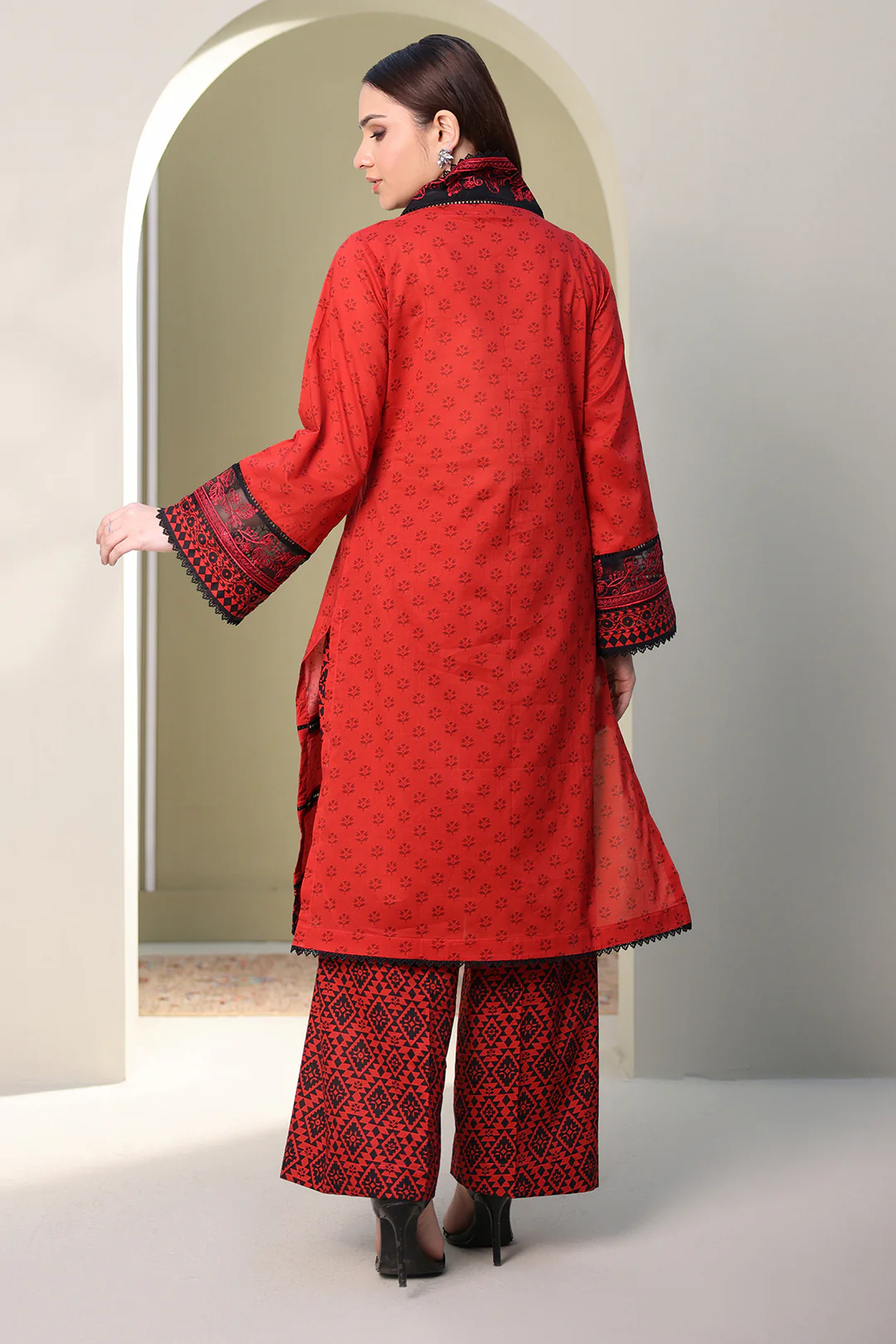Embroidered Shirt Shalwar - 0168 - Image 9