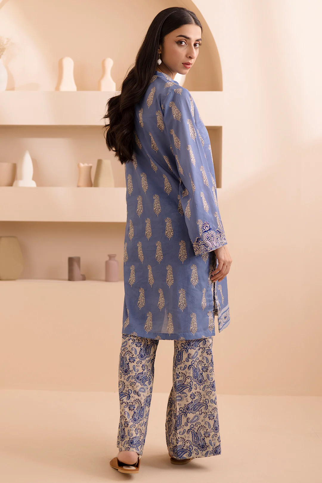 Embroidered Shirt Shalwar - 0231 - Image 6