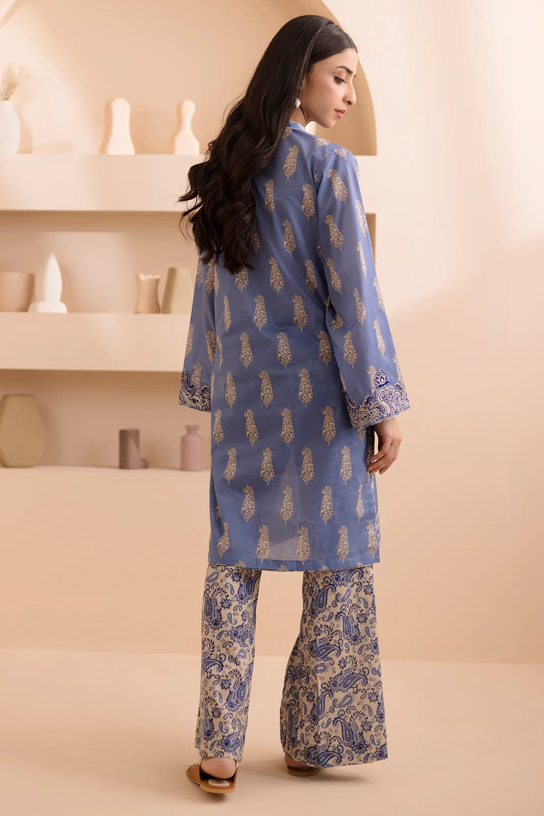 Embroidered Shirt Shalwar - 0231 - Image 8