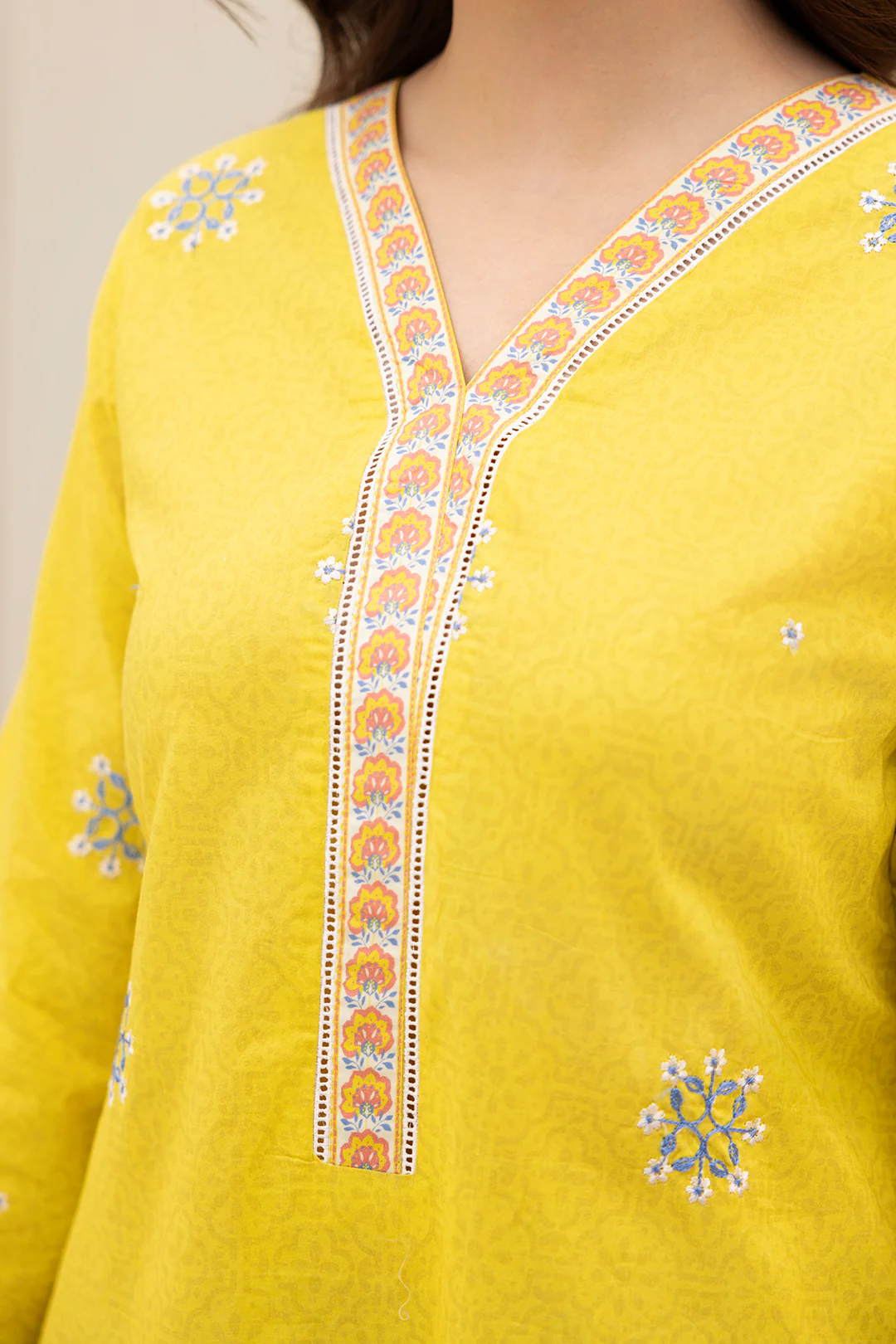 Embroidered Shirt Shalwar - 0310 - Image 5