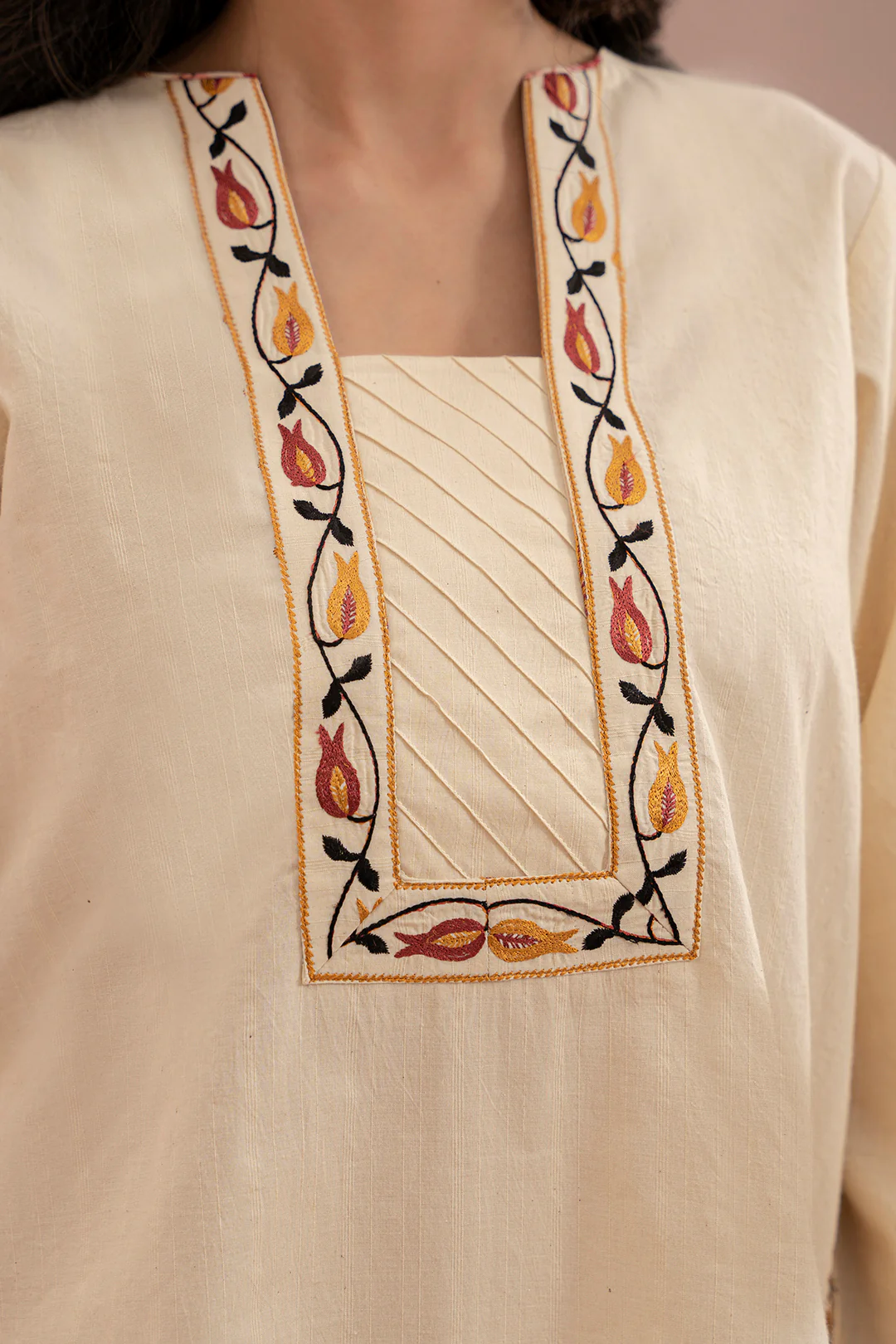 Embroidered Shirt Shalwar - 0418 - Image 7