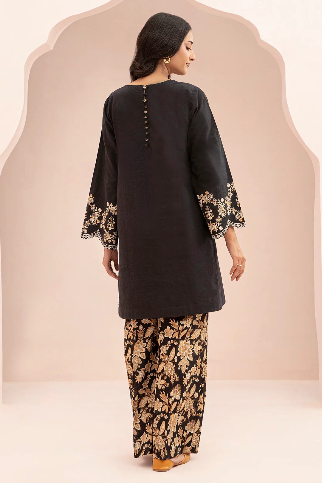 Embroidered Shirt Shalwar - 0478 - Image 7