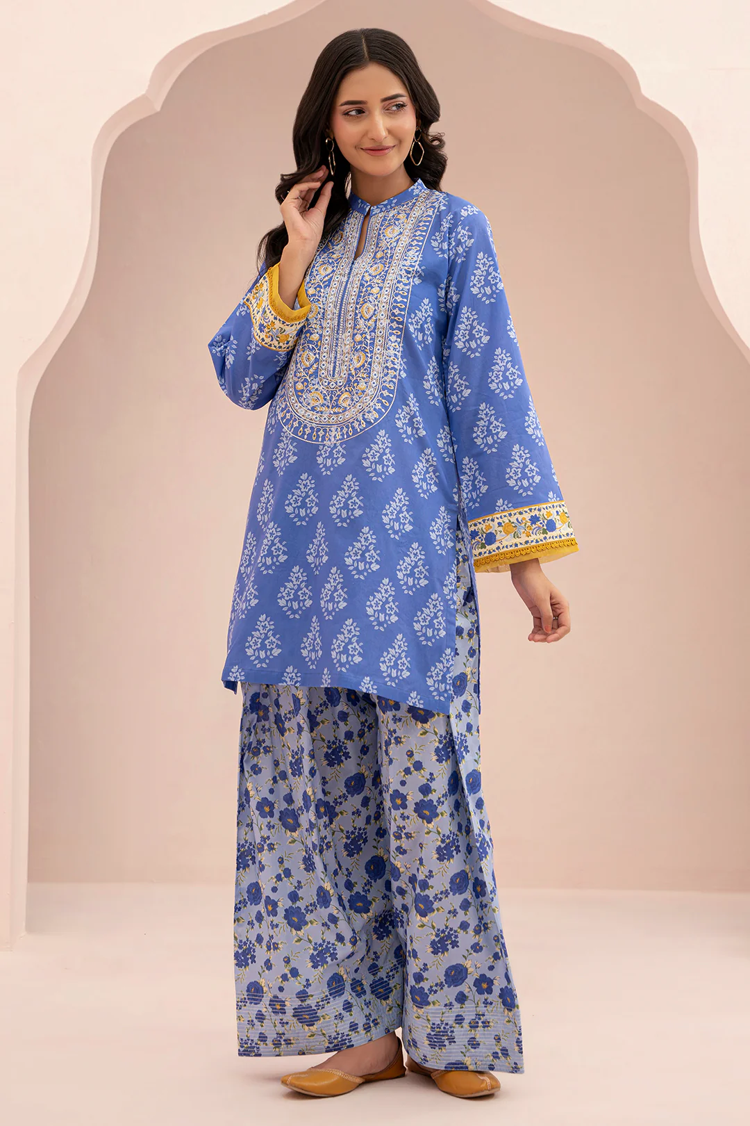 Embroidered Shirt Shalwar - 0485 - Image 5