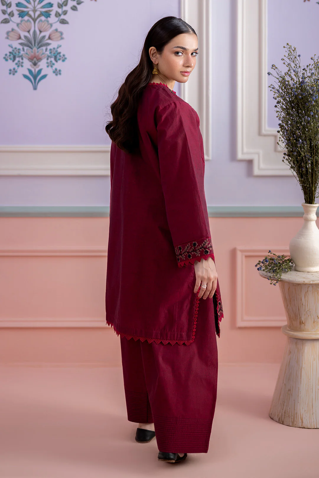 Embroidered Shirt Shalwar - 0528 - Image 8