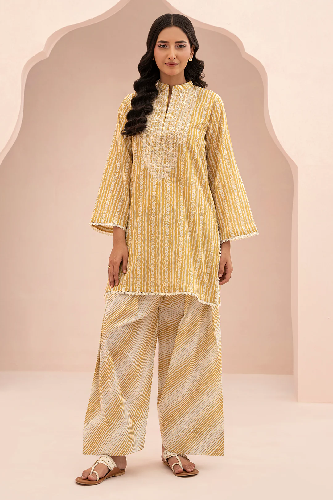Embroidered Shirt Shalwar - 0551 - Image 2