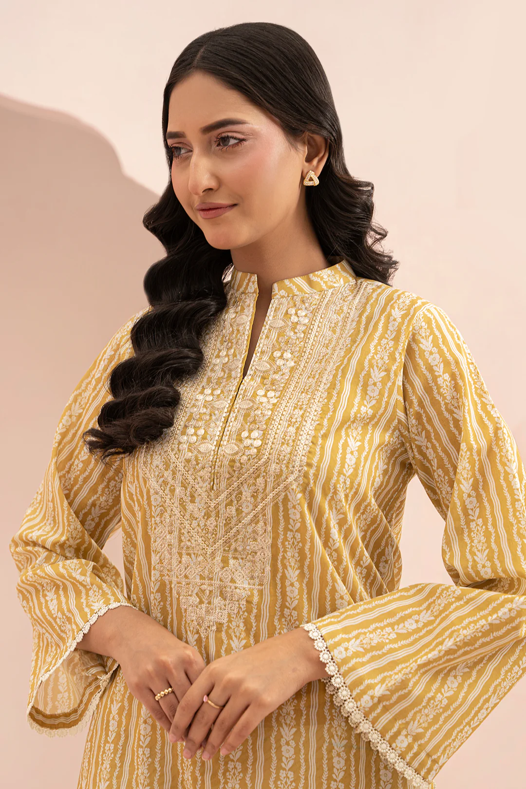 Embroidered Shirt Shalwar - 0551 - Image 3