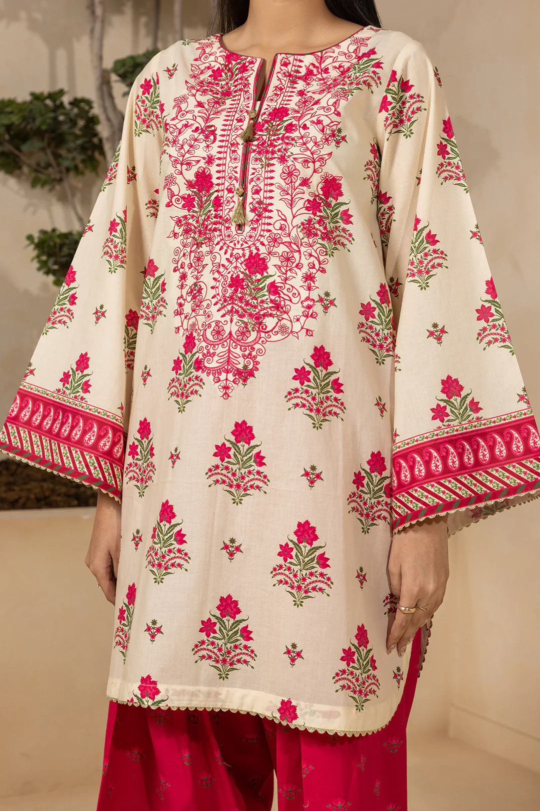 Embroidered Shirt Shalwar - 0409 - Image 6