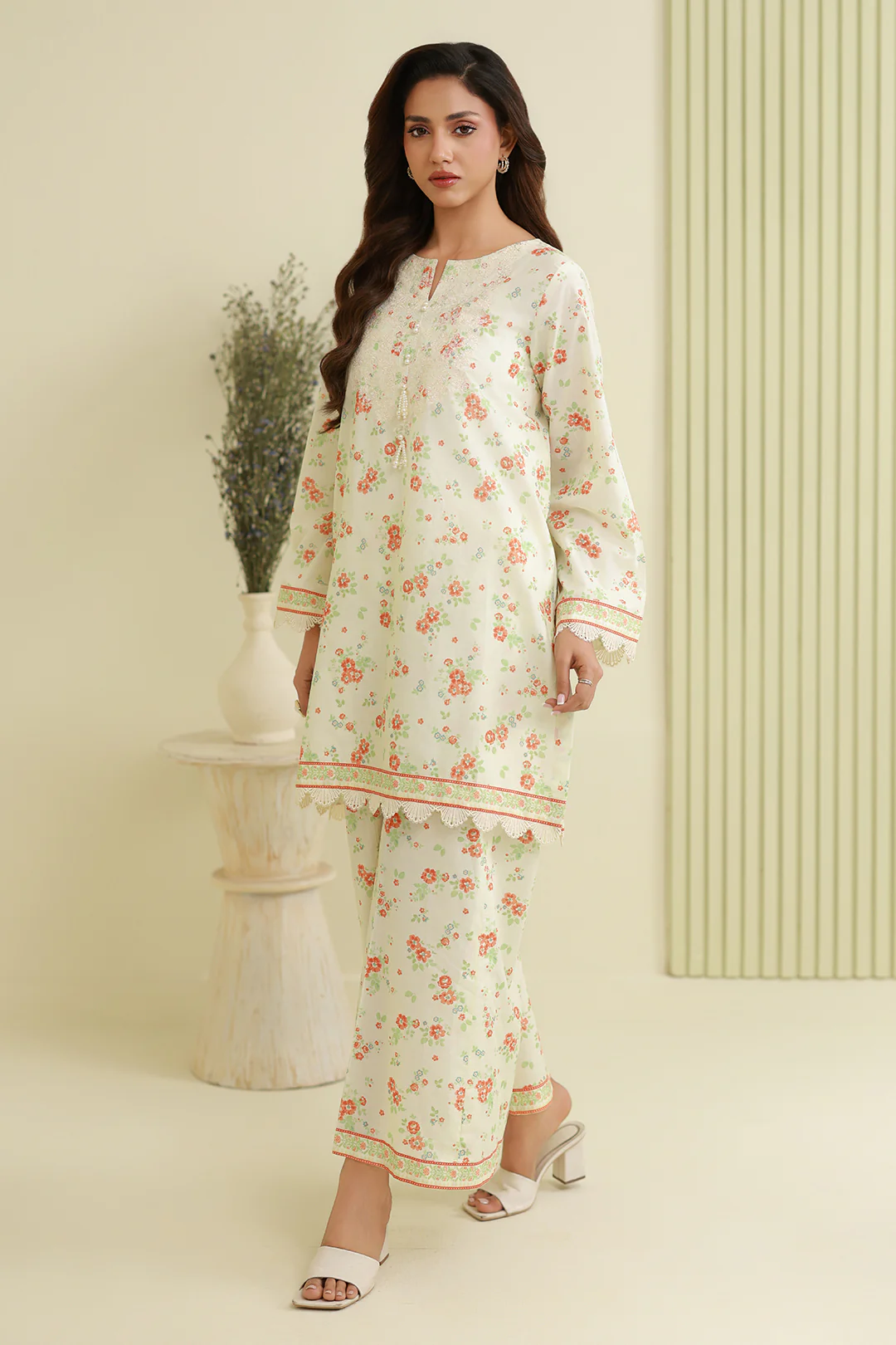 Embroidered Shirt Shalwar - 0470 - Image 6