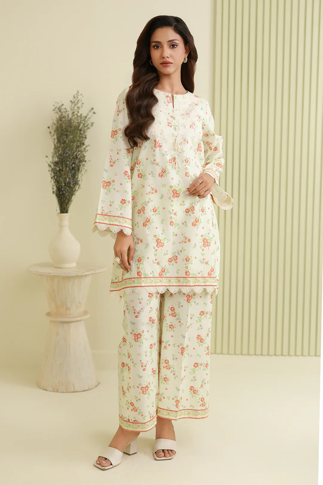 Embroidered Shirt Shalwar - 0470 - Image 8