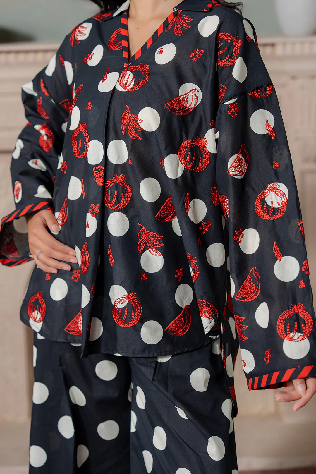 Embroidered Shirt Shalwar - 0531 - Image 6
