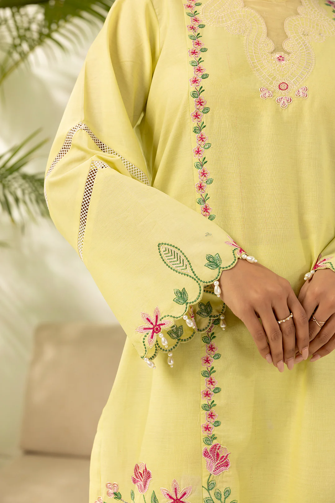 Embroidered Shirt Shalwar - 0532 - Image 7