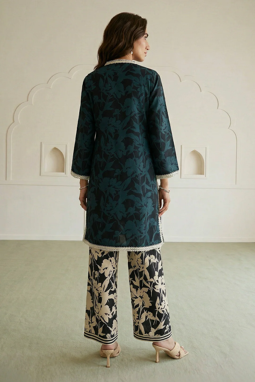 Embroidered Shirt Shalwar - 0671 - Image 7