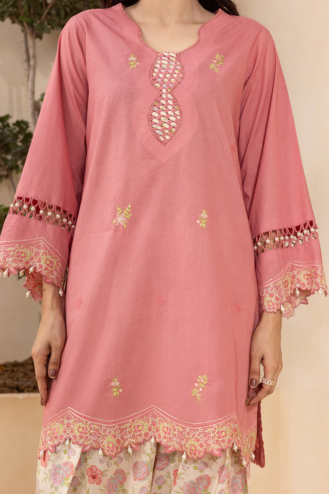 Embroidered Shirt Shalwar - 0742 - Image 7