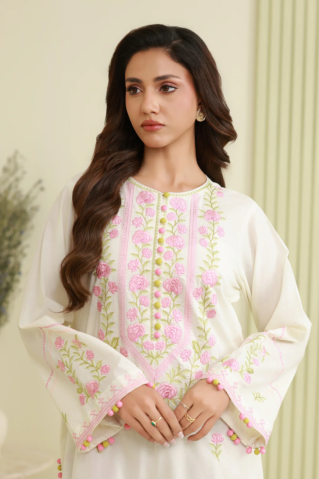 Embroidered Shirt Shalwar - 0810 - Image 3