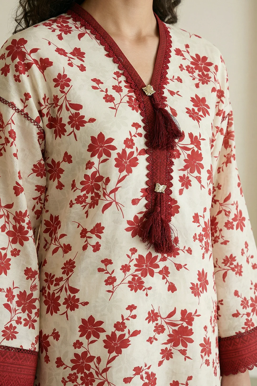 Embroidered Shirt Shalwar - 0871 - Image 4