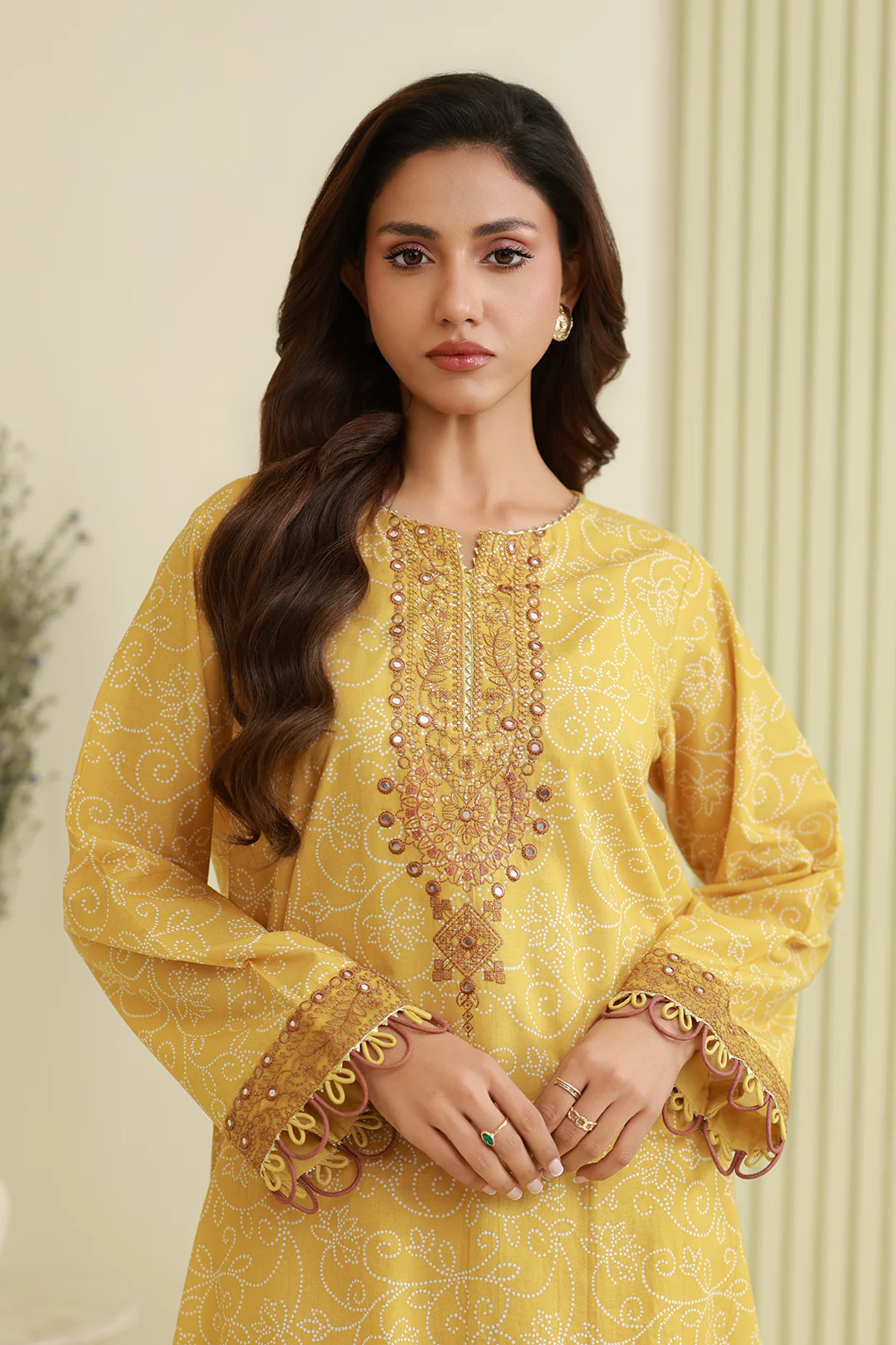 Embroidered Shirt Shalwar - 0872 - Image 3