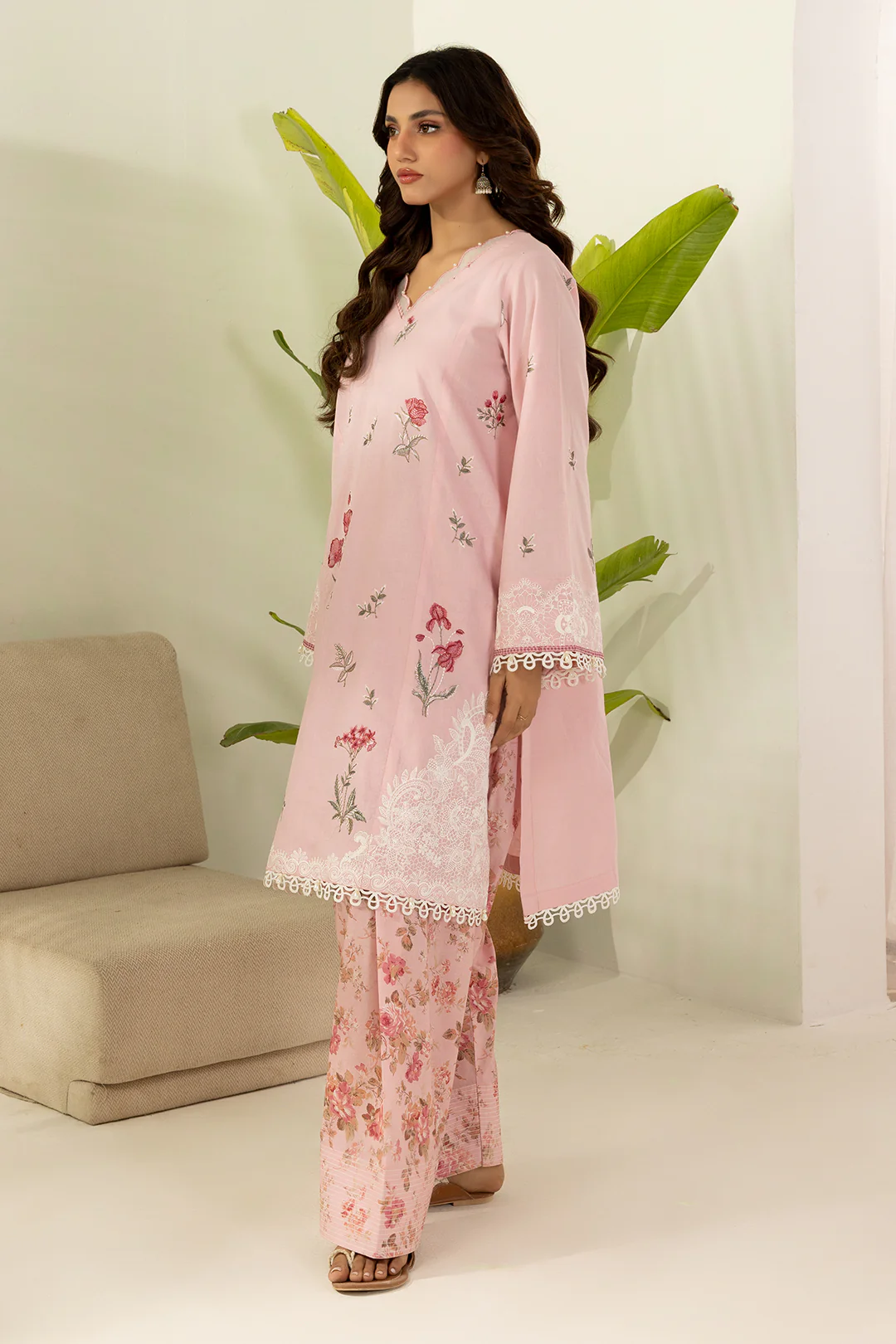 Embroidered Shirt Shalwar - 1183 - Image 4