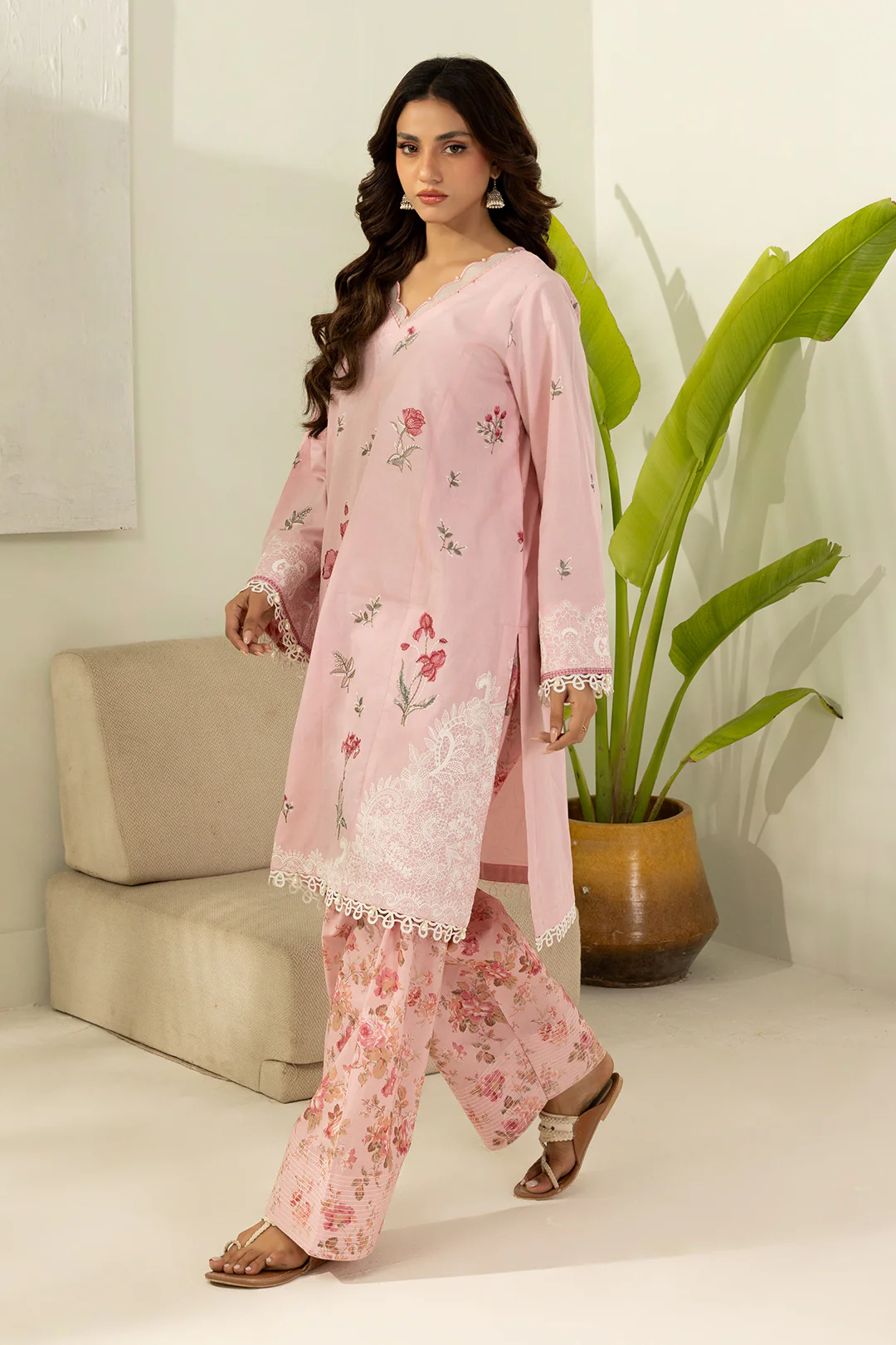 Embroidered Shirt Shalwar - 1183 - Image 7