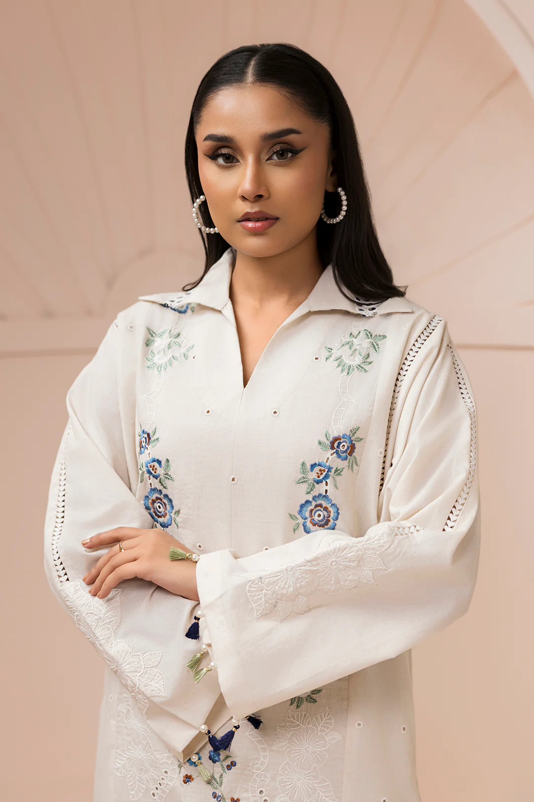 Embroidered Shirt Shalwar - 1184