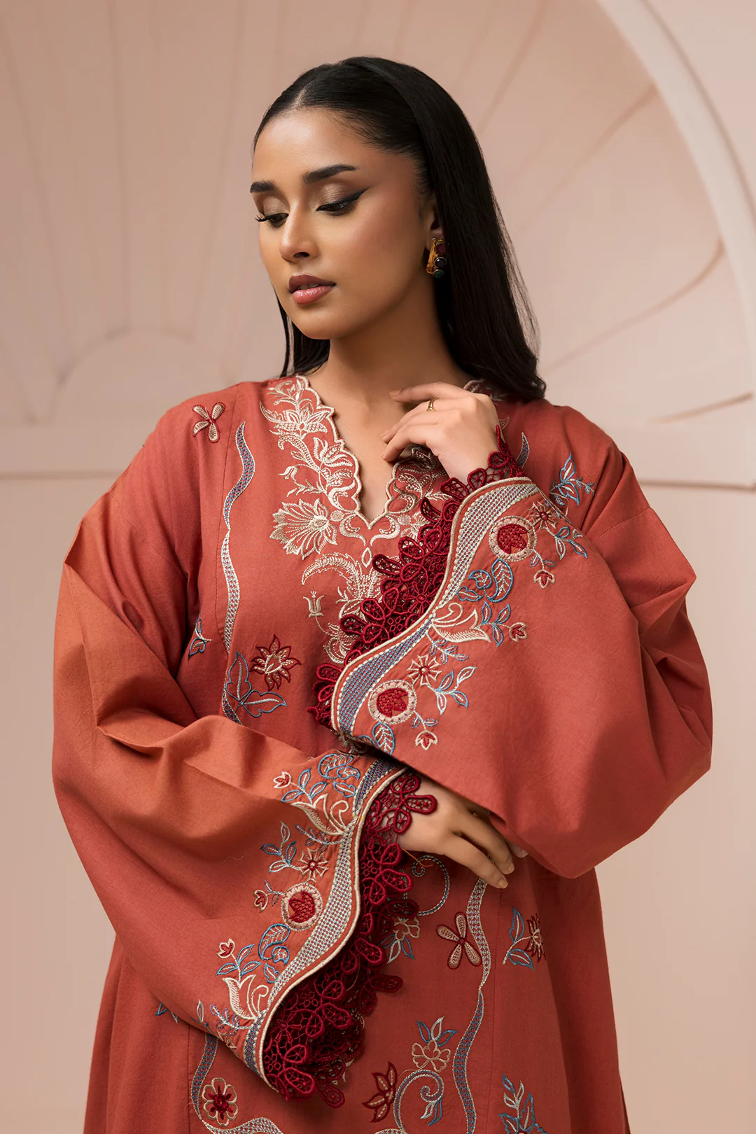 Embroidered Shirt Shalwar - 1186 - Image 3