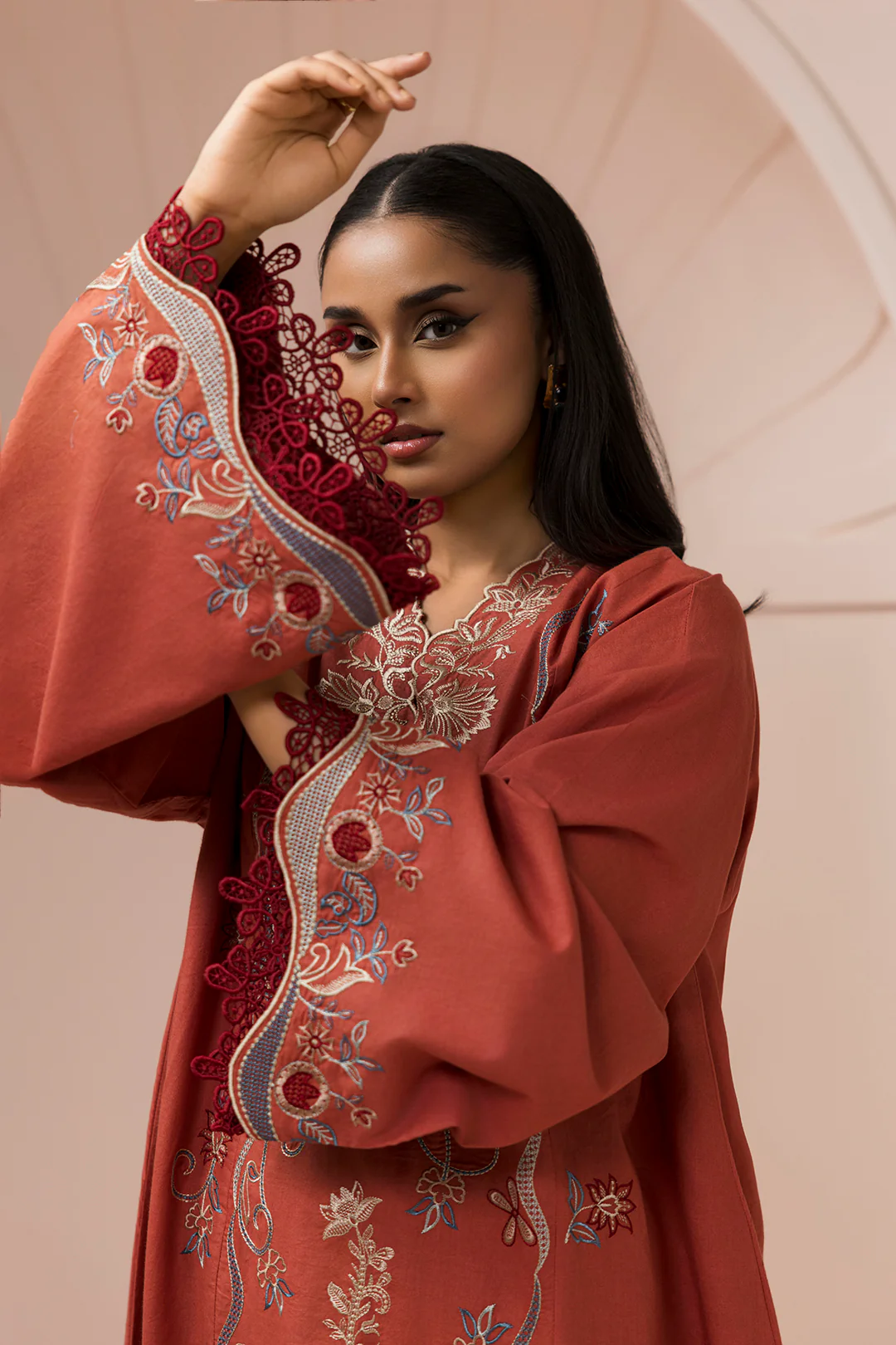 Embroidered Shirt Shalwar - 1186 - Image 7