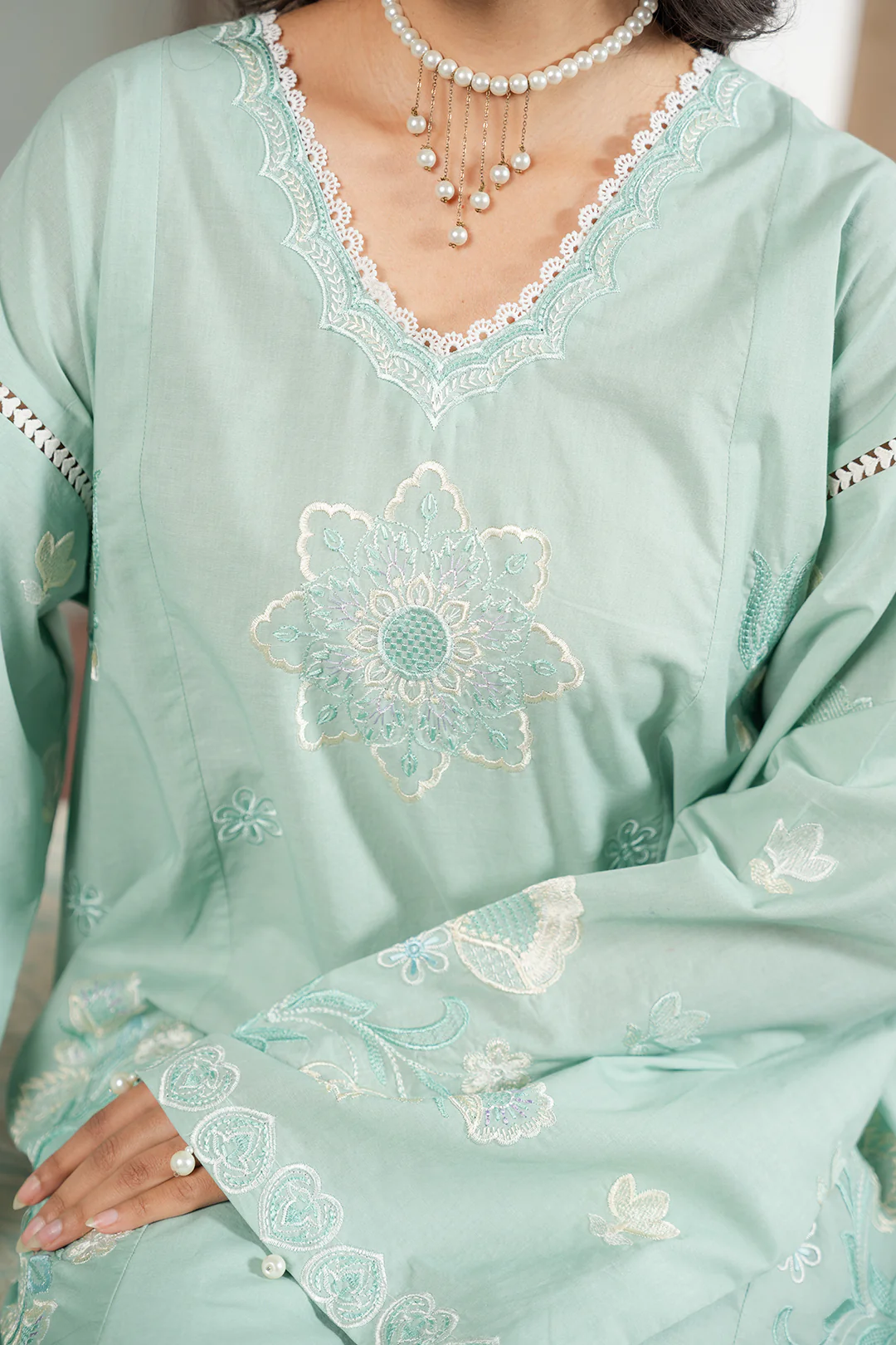 Embroidered Shirt Shalwar - 1188 - Image 6