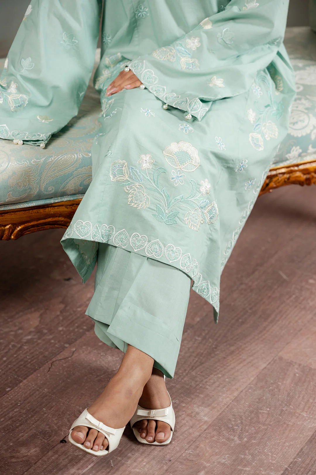 Embroidered Shirt Shalwar - 1188 - Image 7