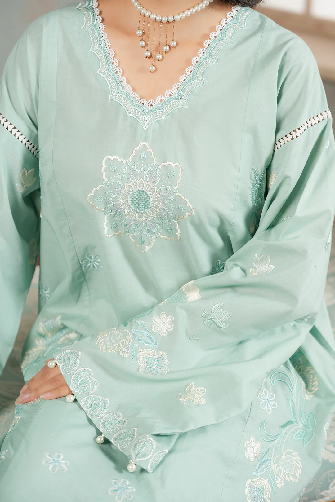 Embroidered Shirt Shalwar - 1188 - Image 9